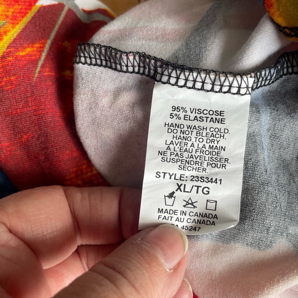 Michael Tyler Vibrant Abstract Sleeveless Dress, Size XL - Picture 6 of 6